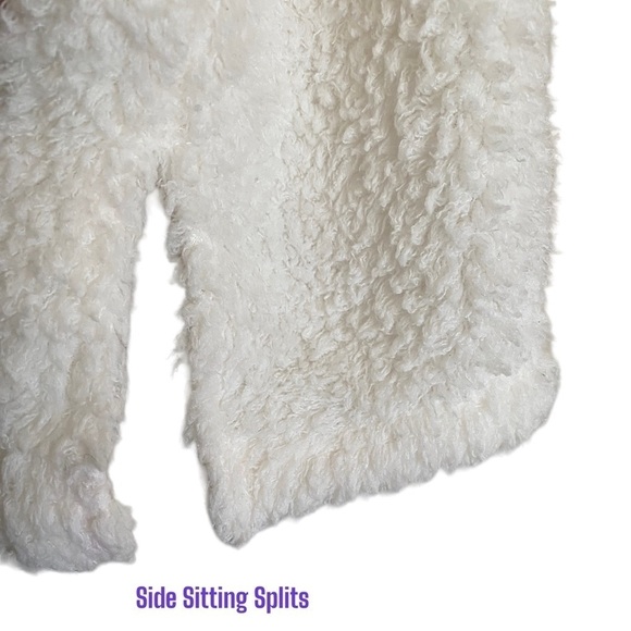 SHERPA Belted Cardigan Casual Women’s Size L/XL Color Ivory ECU Belted, Po… - Picture 12 of 13